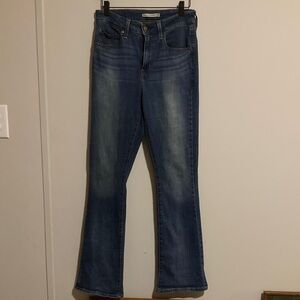 Stylish Blue Flare Women's Levi Jeans